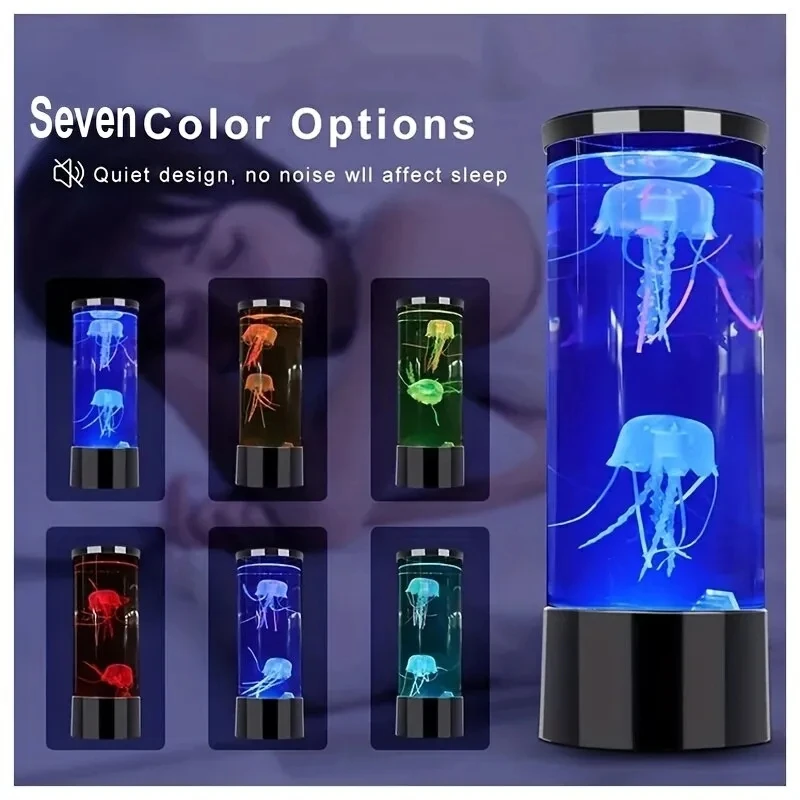 Aquarium Fish Discus - قنديل البحر مصباح LED التحكم عن