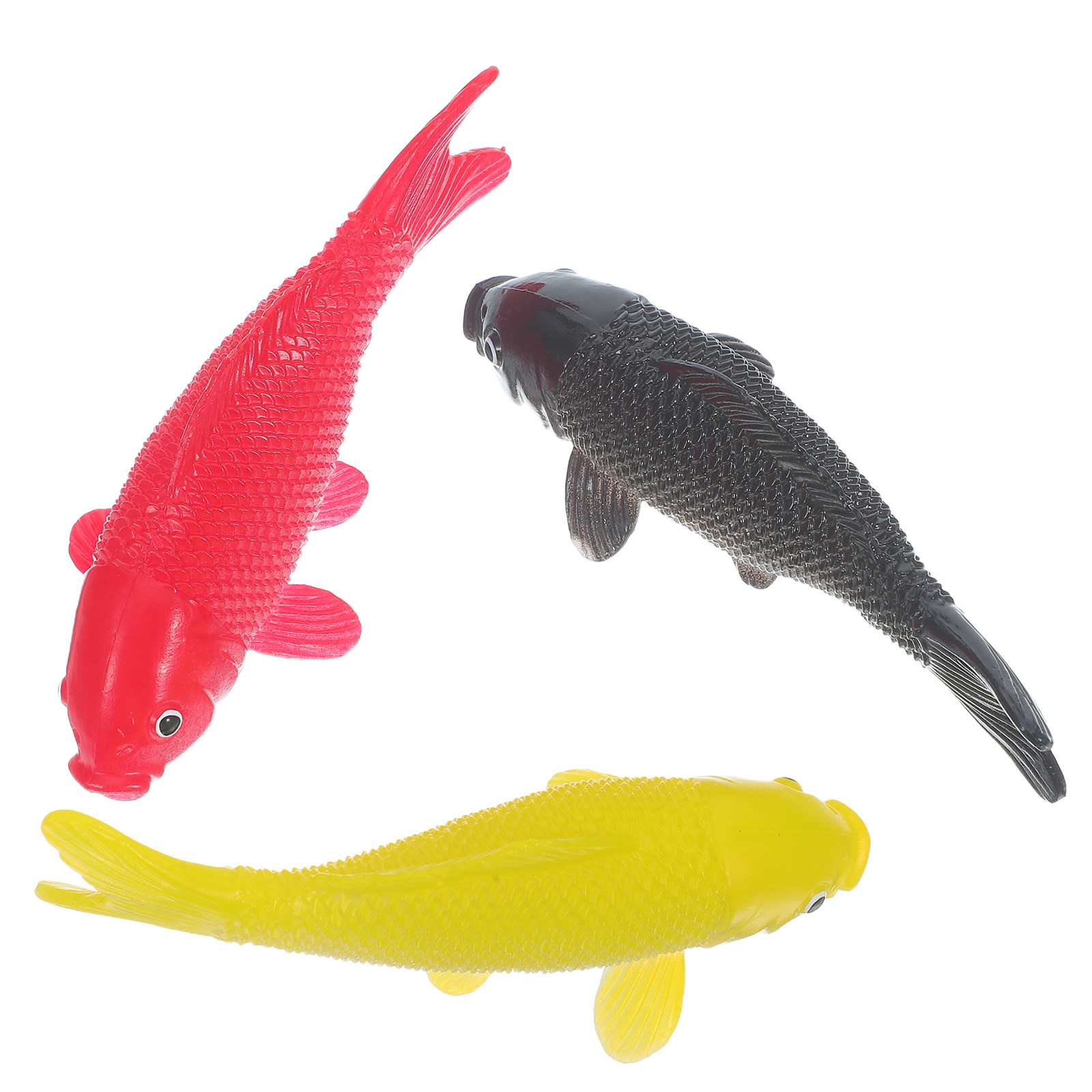 Fish Toy In Aquarium - 3 قطع من ألعاب الأسماك الحرفية،