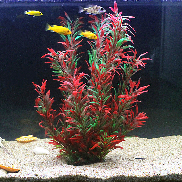 Aquarium Fish Farm - نباتات اصطناعية نادرة لأحواض السمك بطول