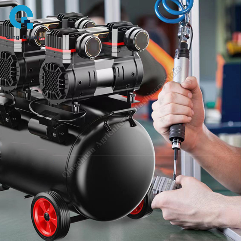 ضاغط هواء صغير 220 فولت 40L در - مراجعة Air Pump Silent وسعره