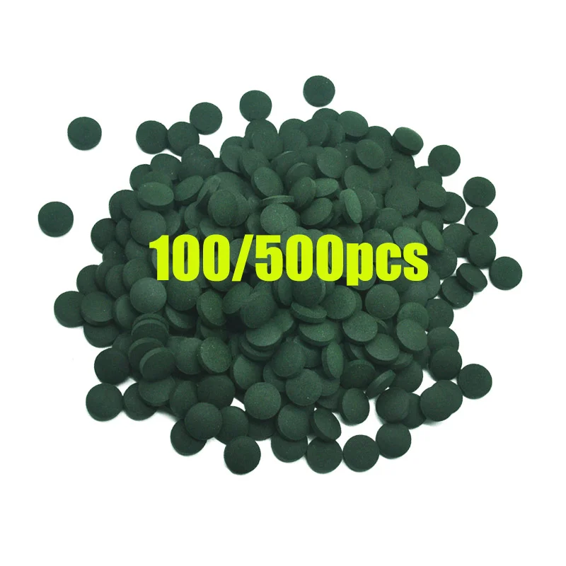 100 قطعة أقراص سبيرولينا عالية - مراجعة Aquarium Fish Vitamin وسعره