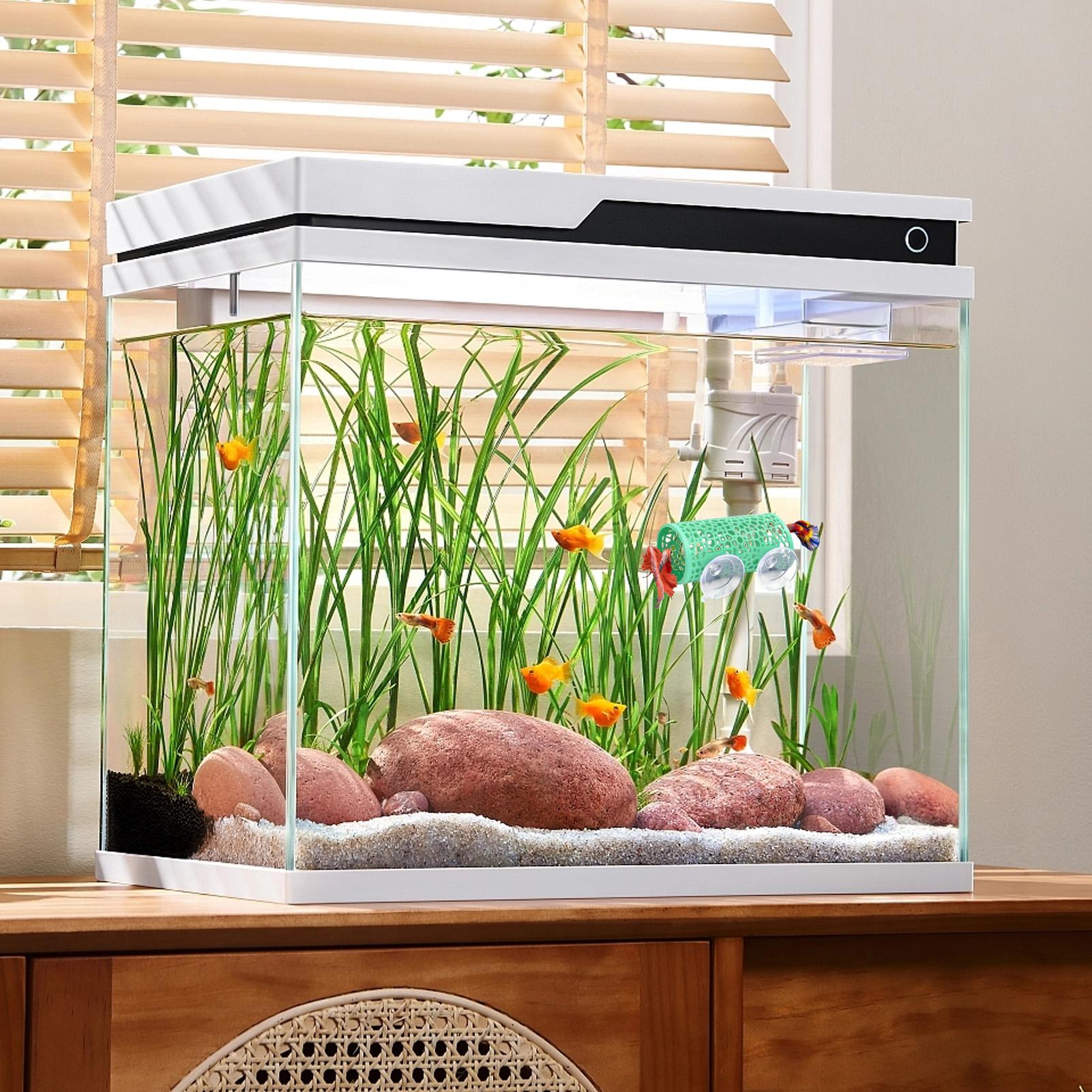 مأوى استراحة لأسماك البيتا، زي - مراجعة Fish Toy In Aquarium وسعره