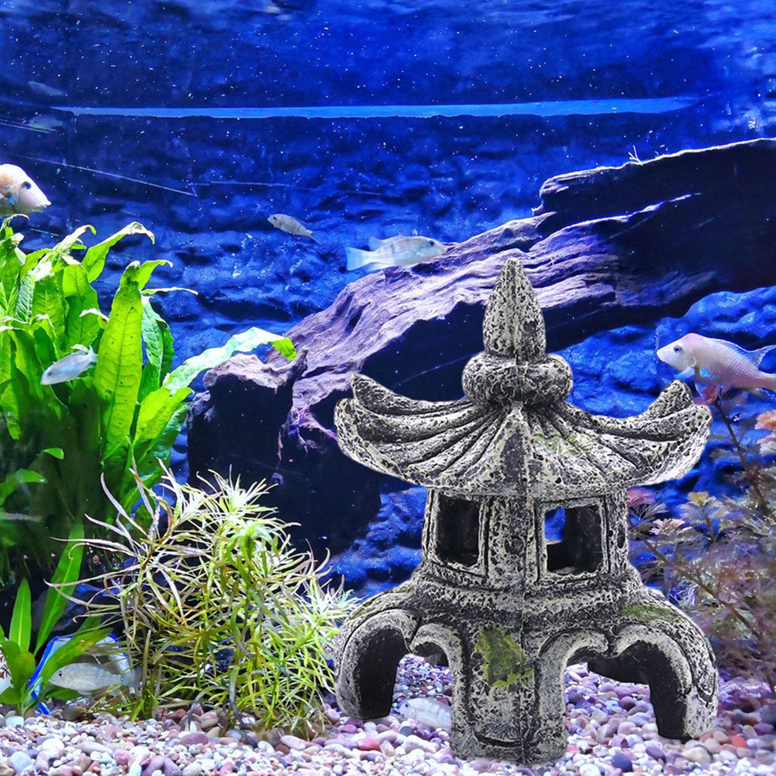 زخرفة مصباح حجر الحوض ، زخرفة  - مراجعة Fish Toy In Aquarium وسعره