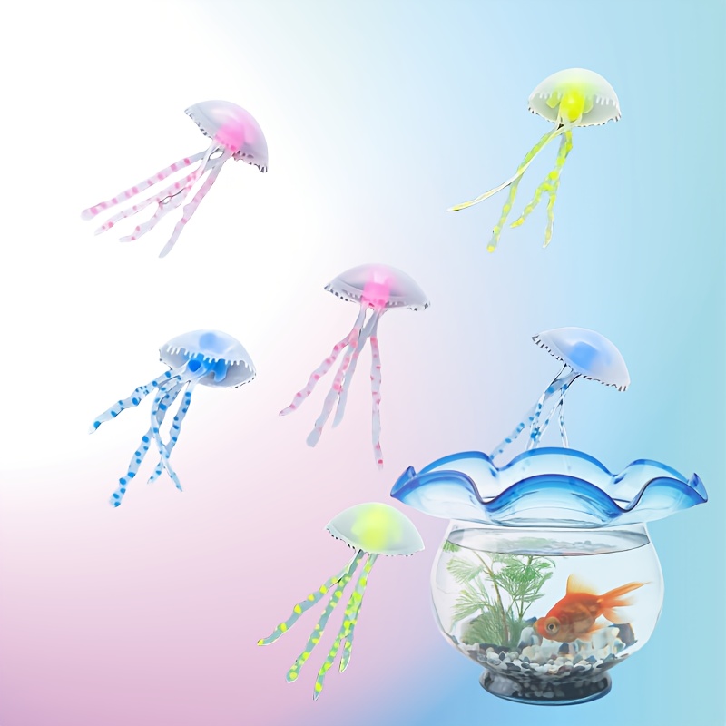 3/5 قطع من ديكورات قناديل البح - مراجعة Aquarium Fish Discus وسعره