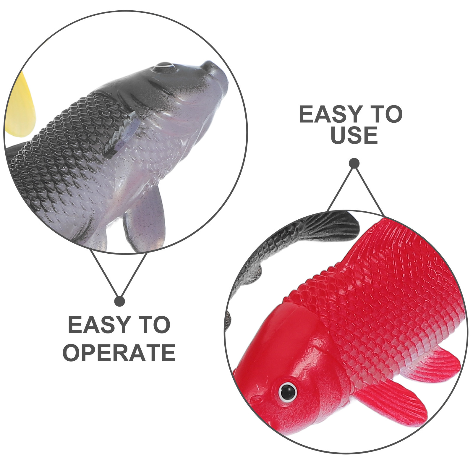 3 قطع من ألعاب الأسماك الحرفية - مراجعة Fish Toy In Aquarium وسعره