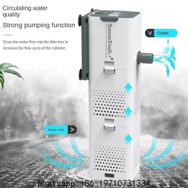 فلتر SUNSUN 3 في 1 لأحواض السم - مراجعة Fish Tank Filter وسعره