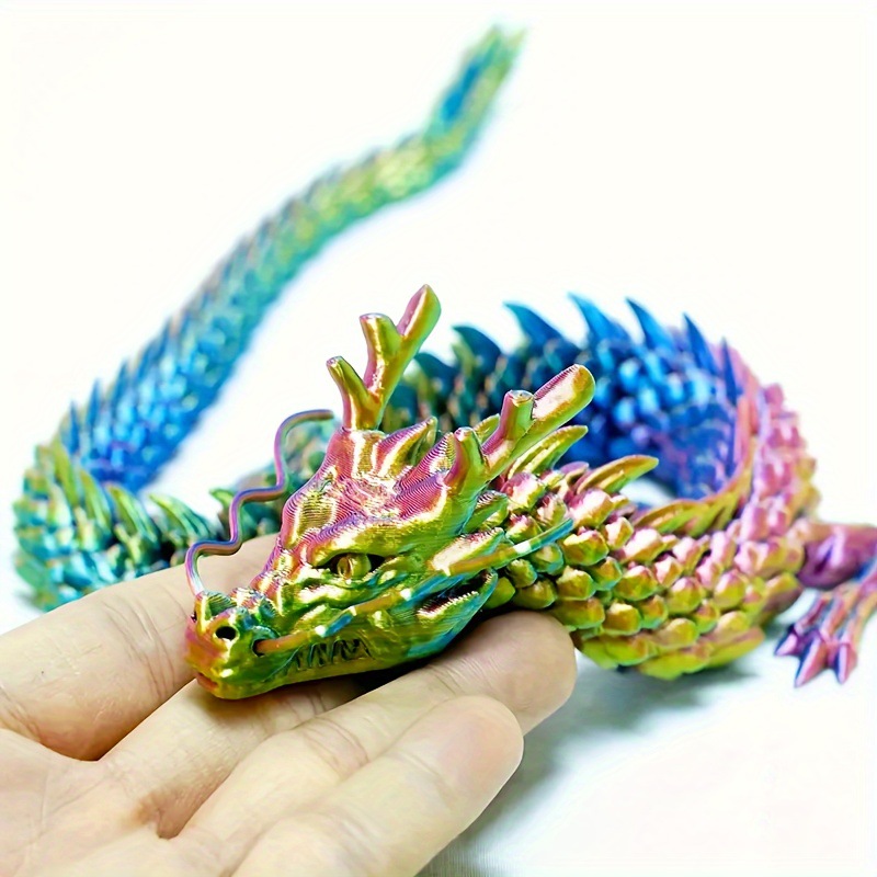 زخارف تنين ملتصقة مطبوعة ثلاثي - مراجعة Aquarium Fish Items وسعره