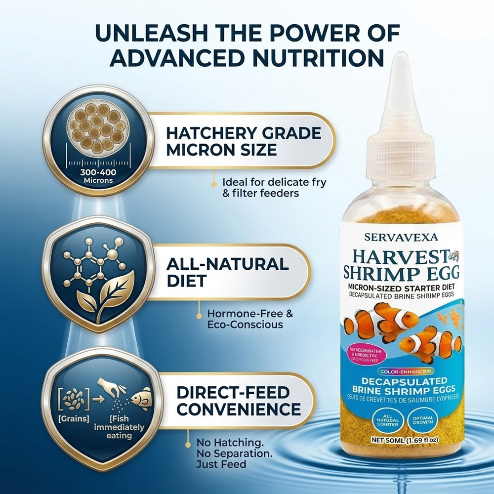 طعام سمك عالي البروتين لأسماك  - مراجعة Aquarium Fish Vitamin وسعره